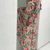 woman wearing flower dress