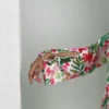 woman wearing flower dress