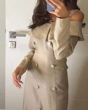 cozy nice looking dress by atharii line